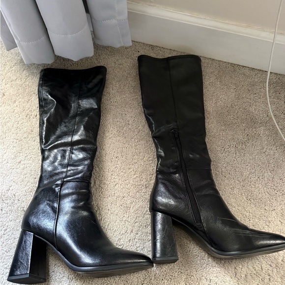 Steve Madden Black Lizah Boots - Picture 3 of 7